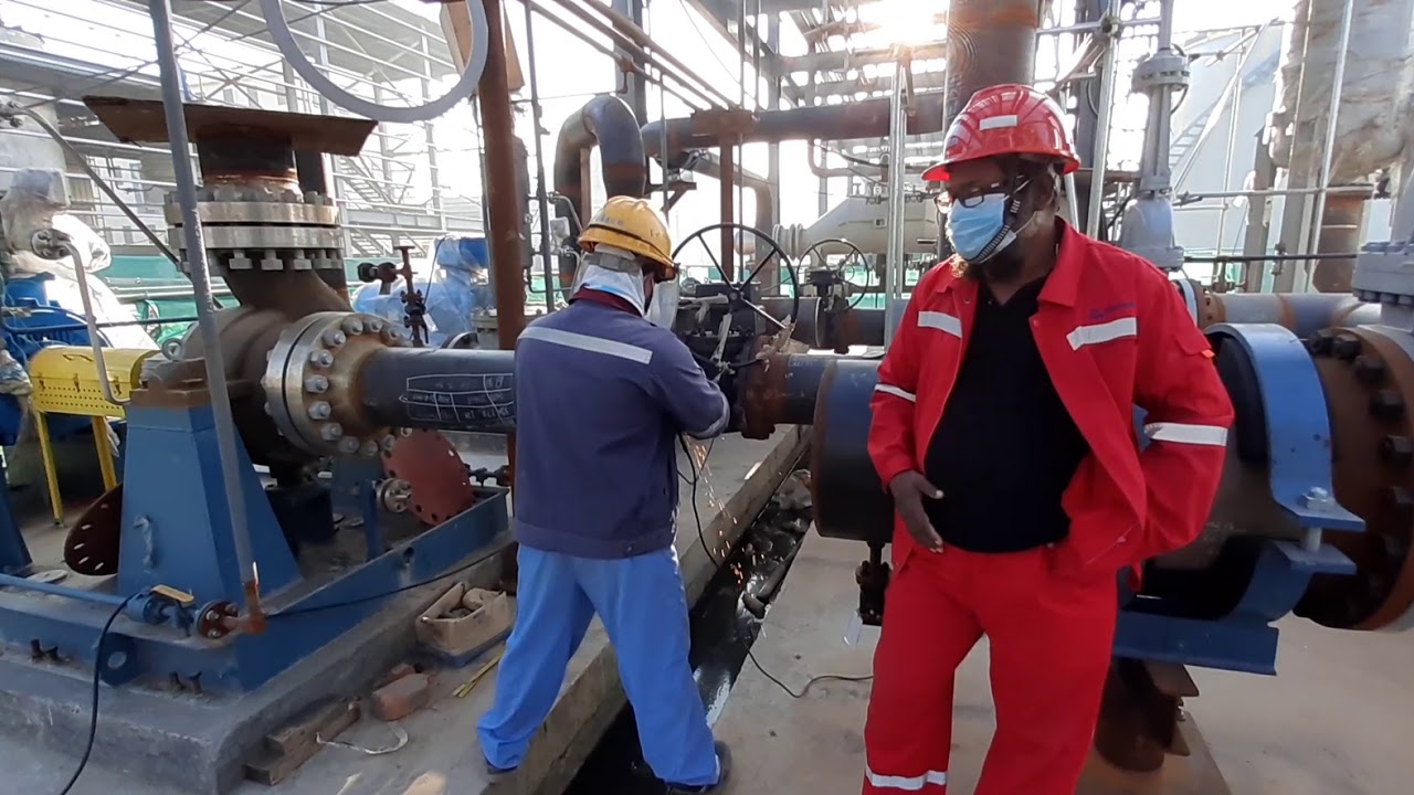 Fitter, Welder and Helper are working of  hot work at | HSE Safety Solutions-Worldwide