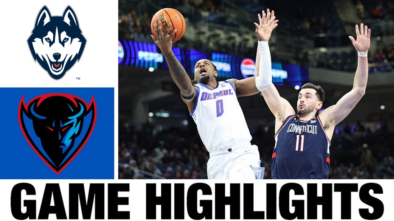 #5 UConn vs DePaul Highlights | Men's Basketball | College Basketball 2025