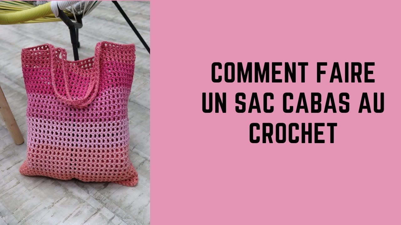 Sac cabas au crochet | Tutoriel gratuit au crochet | Andrew Crochet