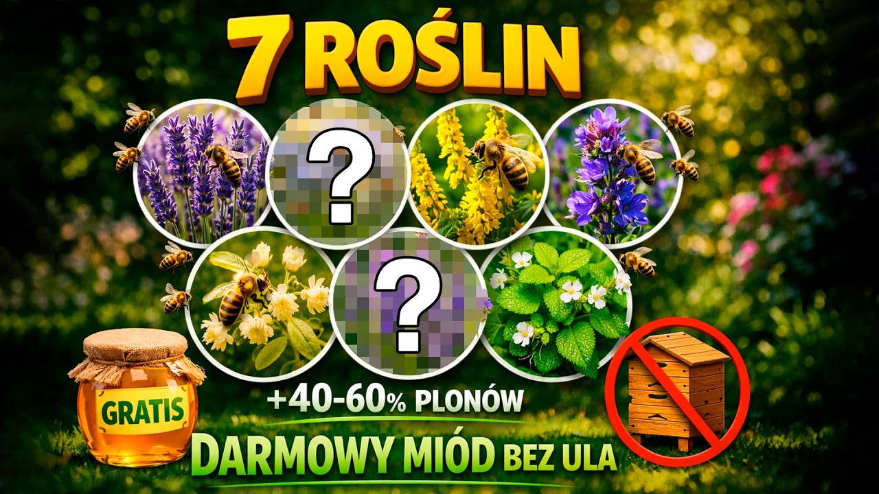 7 roślin, które RATUJĄ pszczoły i dają ci darmowy miód — posadź je, a ul nie jest potrzebny