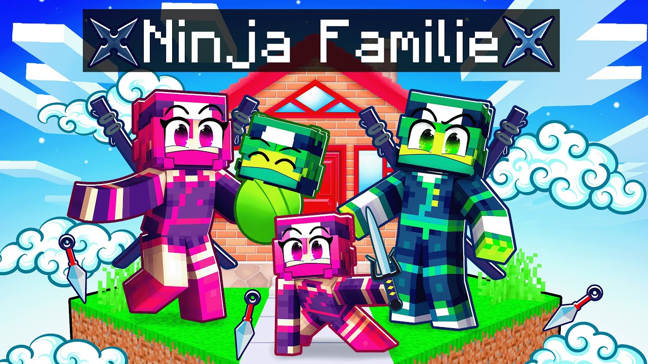 Ich HABE eine NINJA FAMILIE in Minecraft!