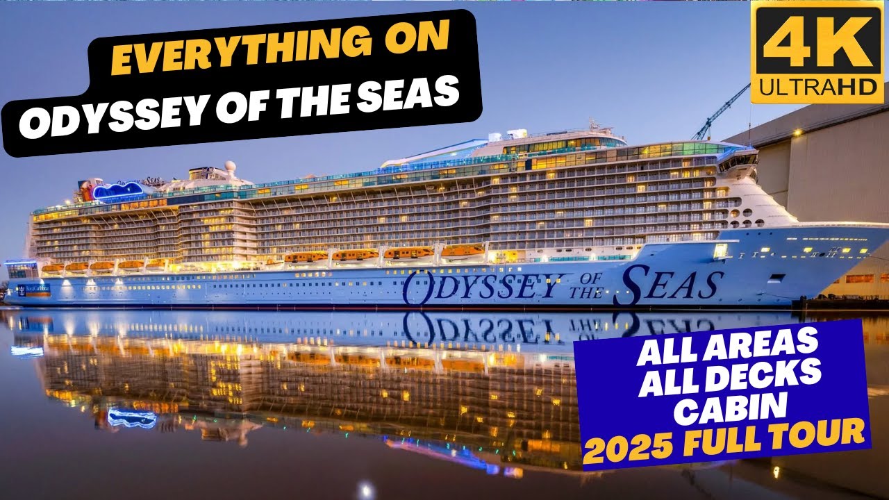 🚢 EVERYTHING on Royal Caribbean Odyssey of the Seas | All Areas | Room| Full Tour in 4K