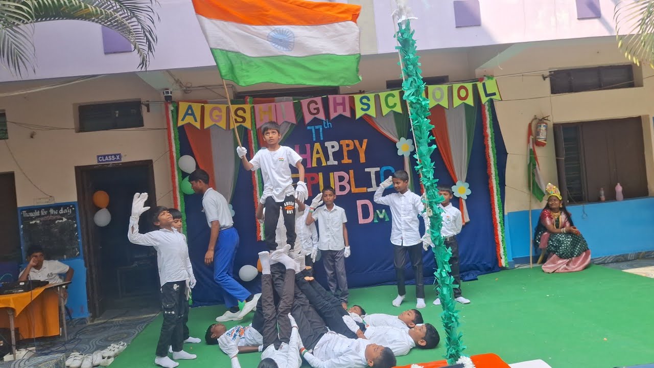 Jaiho dance performance by ags little champs on Republic day 2026#