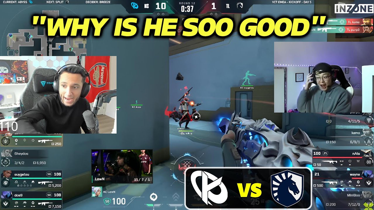 Streamer React To Unbelievable Moments from KC vs TL