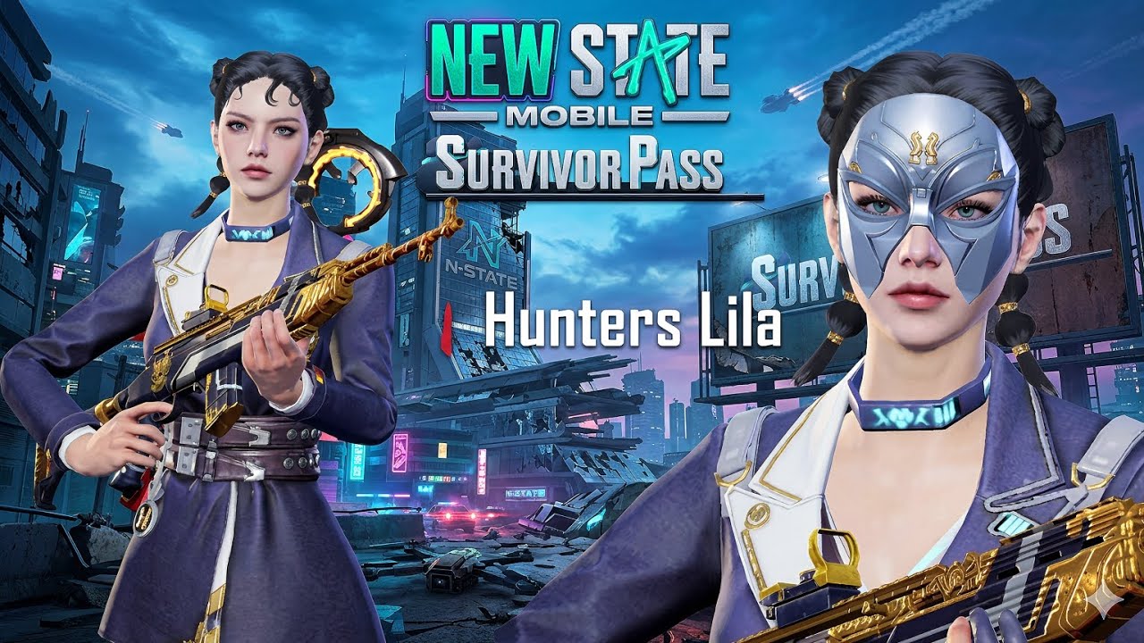 The Queen of New State Mobile? 🎭 Hunters Lila Survivor Pass February 2026 - March 2026