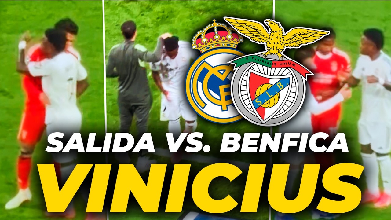 Lo que no se vio de VINICIUS JR al final del REAL MADRID 2 - BENFICA 1: eliminatoria inolvidable