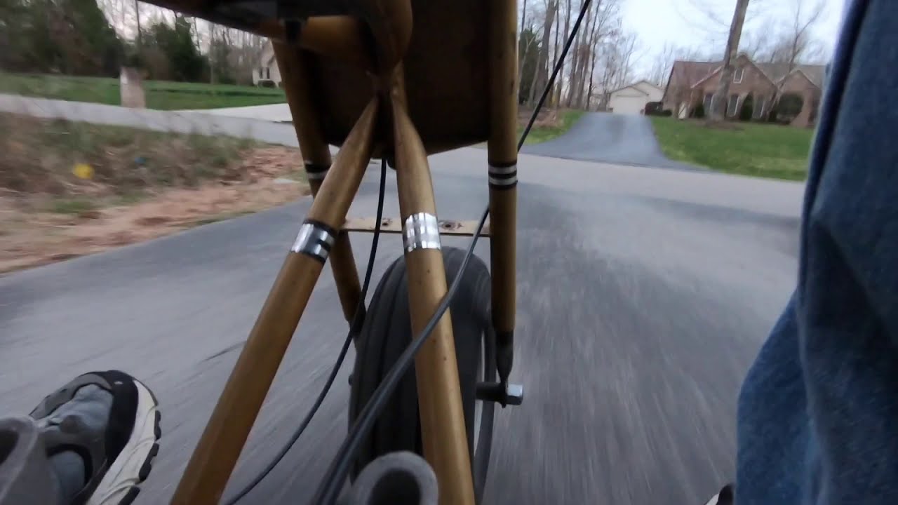 Riding The Roadrunner Mini Bike