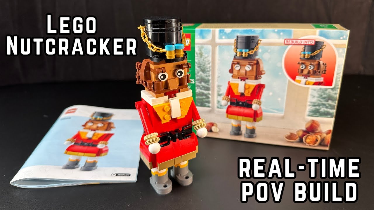 Lego Real-Time POV Build | Christmas Nutcracker Set 40640