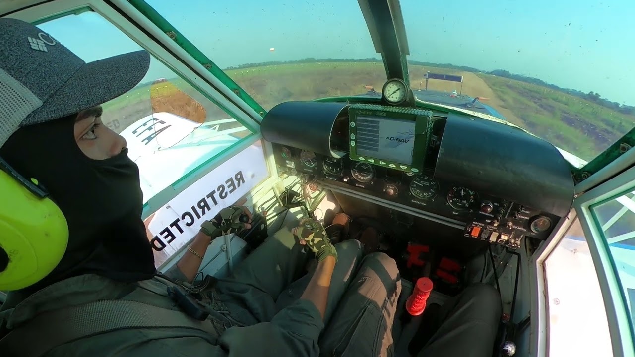 Aterrizaje Piper Pawnee 235 Doble mando, Villavicencio, Meta, Colombia | AgPilot Landing Pa25
