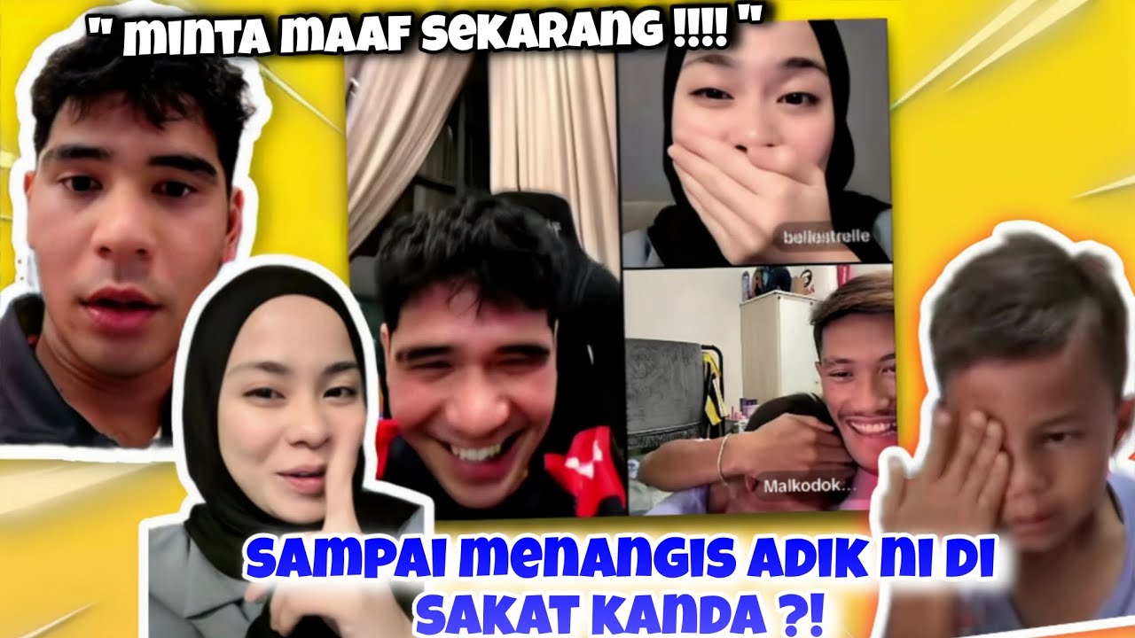 Kanda Menyakat Sampai Menangis Adik Ni ?! Kak Bella Jadi Tukang Pujuk !! Kanda Bella Mal !!