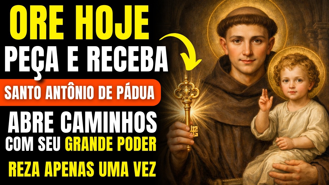 Santo Antônio Vai Abrir Caminhos Impossíveis Hoje Mesmo 🔑🔥