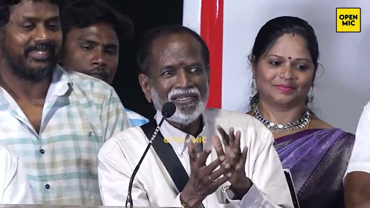 😡 கத்திய Reporters! Gangai Amaran Explosive Speech on Ajith's Good Bad Ugly Song Copyright Issue