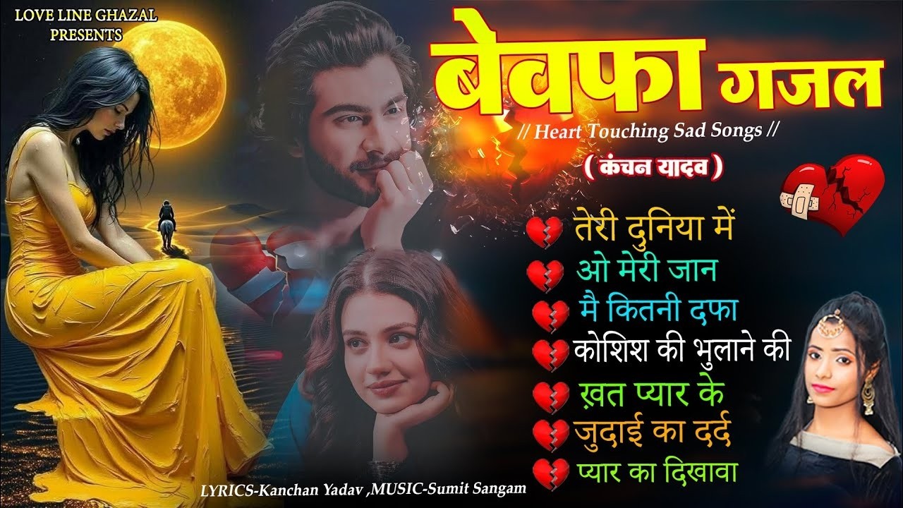 दर्द भरी रुलाने वाली ग़ज़ल😭Kanchan Yadav💔New Heart Touching Sad Songs🥀Nonstop Sad Songs💘Gam Bhare Gane