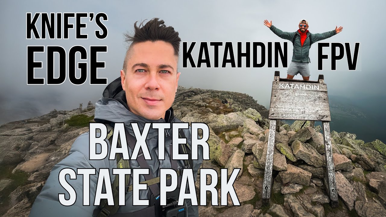 Mount Katahdin via Knife&rsquo;s Edge &ndash; The Wildest Hike in Maine (Full FPV Experience) #maine  #katahdin