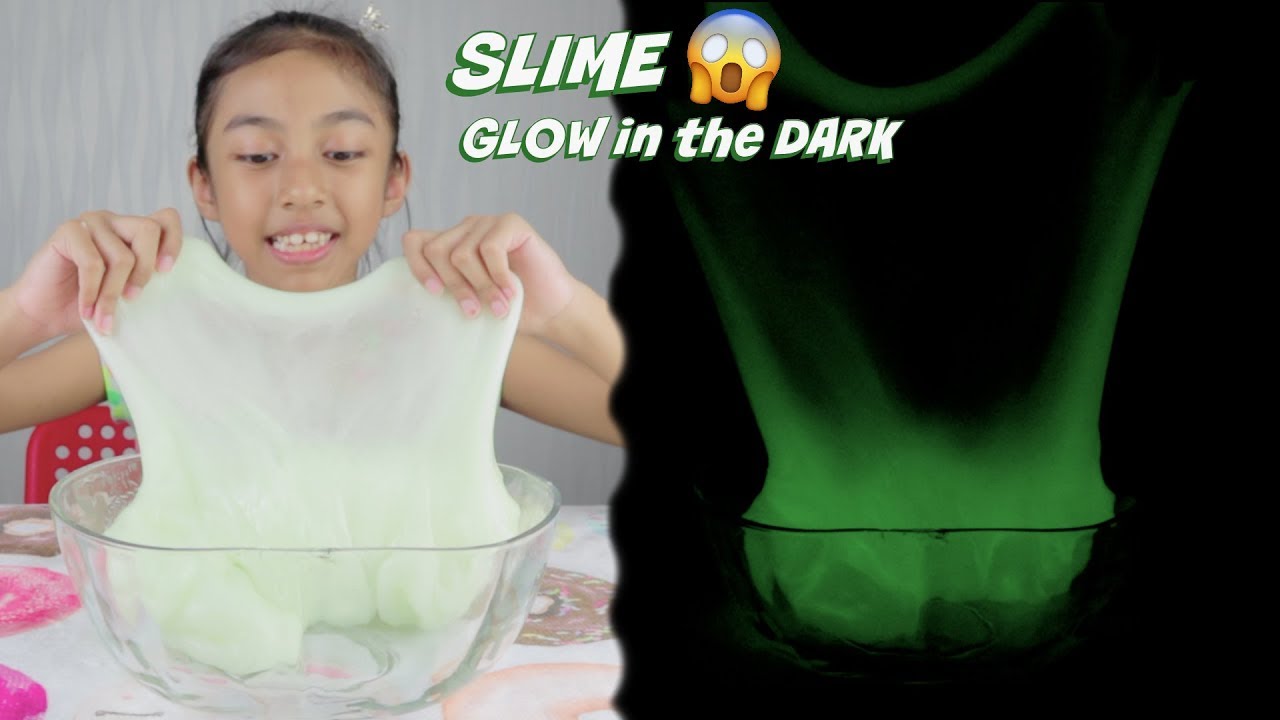 Nayfa Bikin Slime Glow In The Dark JUMBO Cuma 3 Bahan | @funwithnayfa