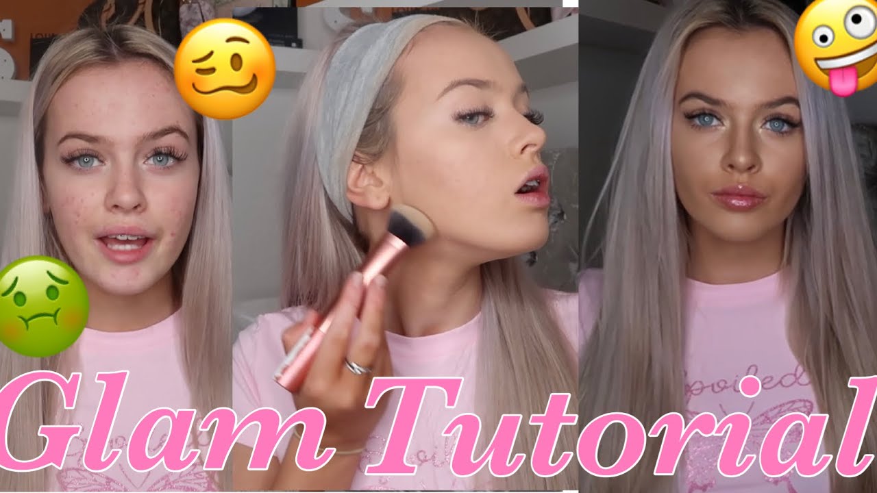 FULL COVERAGE GLAM MAKEUP ROUTINE (FOR ACNE)🥰💓