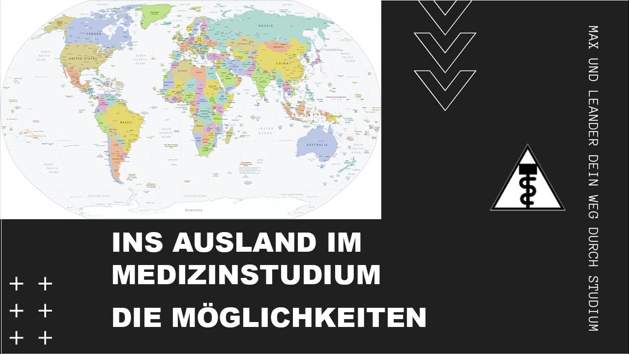 Im MEDIZINSTUDIUM ins AUSLAND: Diese MÖGLICHKEITEN gibt es.