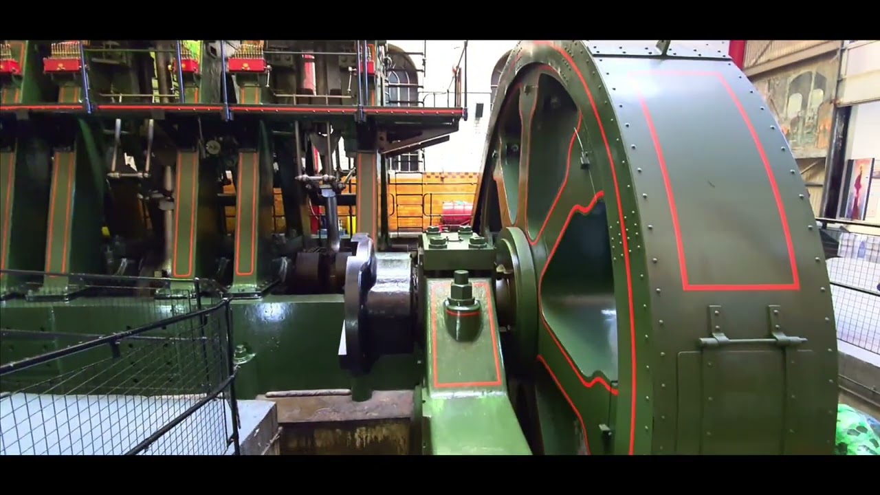 Start up squence of the River Don 12000 HP steam engine {Sheffield] #steamengine