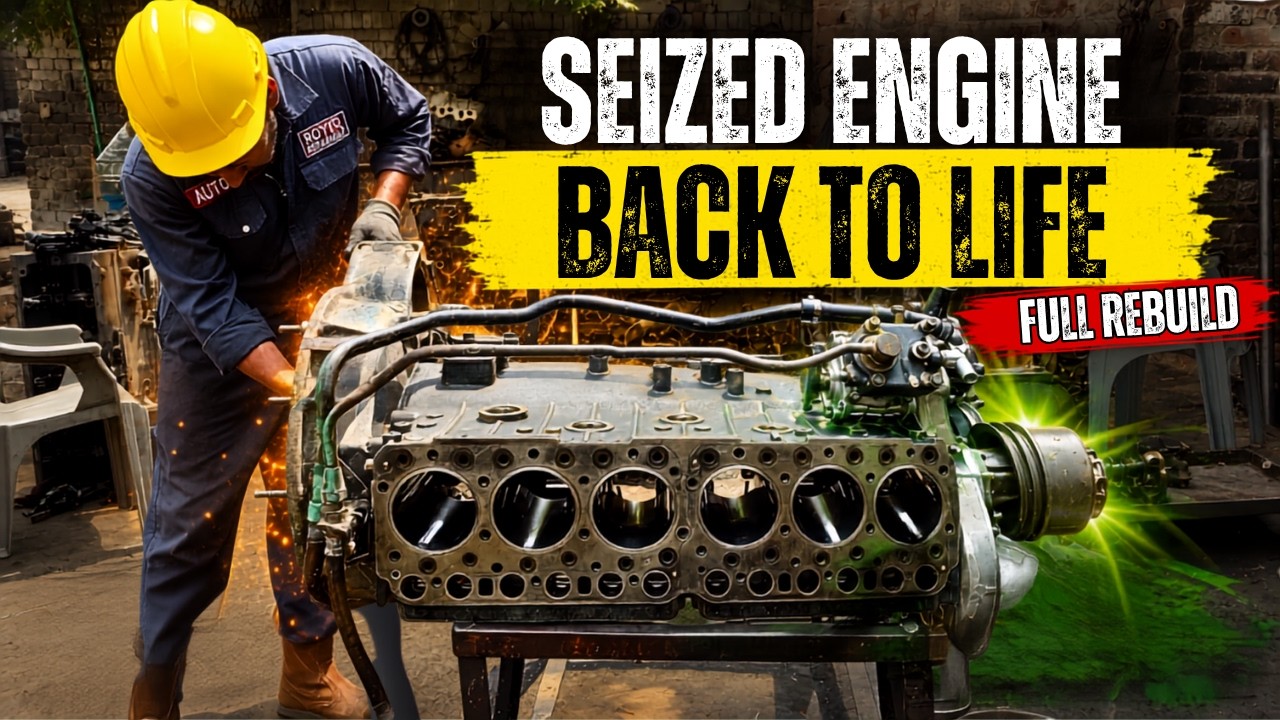 Heavy-Duty Tipper Truck Engine Rebuilding | Bringing a Seized Engine Back to Life!