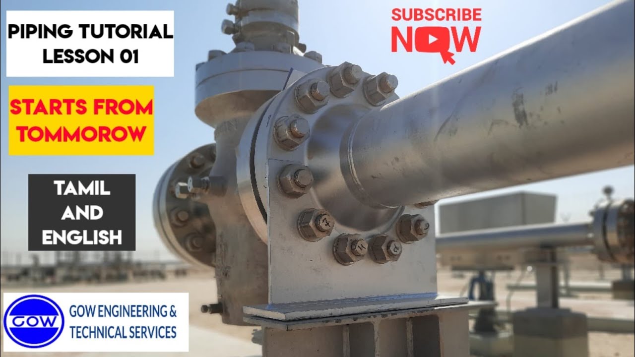 Piping Tutorial tamil| Lesson 1| Oil and gas jobs tamil|  Abroad jobs tamil| Pipe fitter tamil