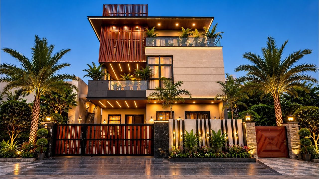 Inside Tour of 33 By 60 Beautiful House | 5Bhk Luxurious House Design