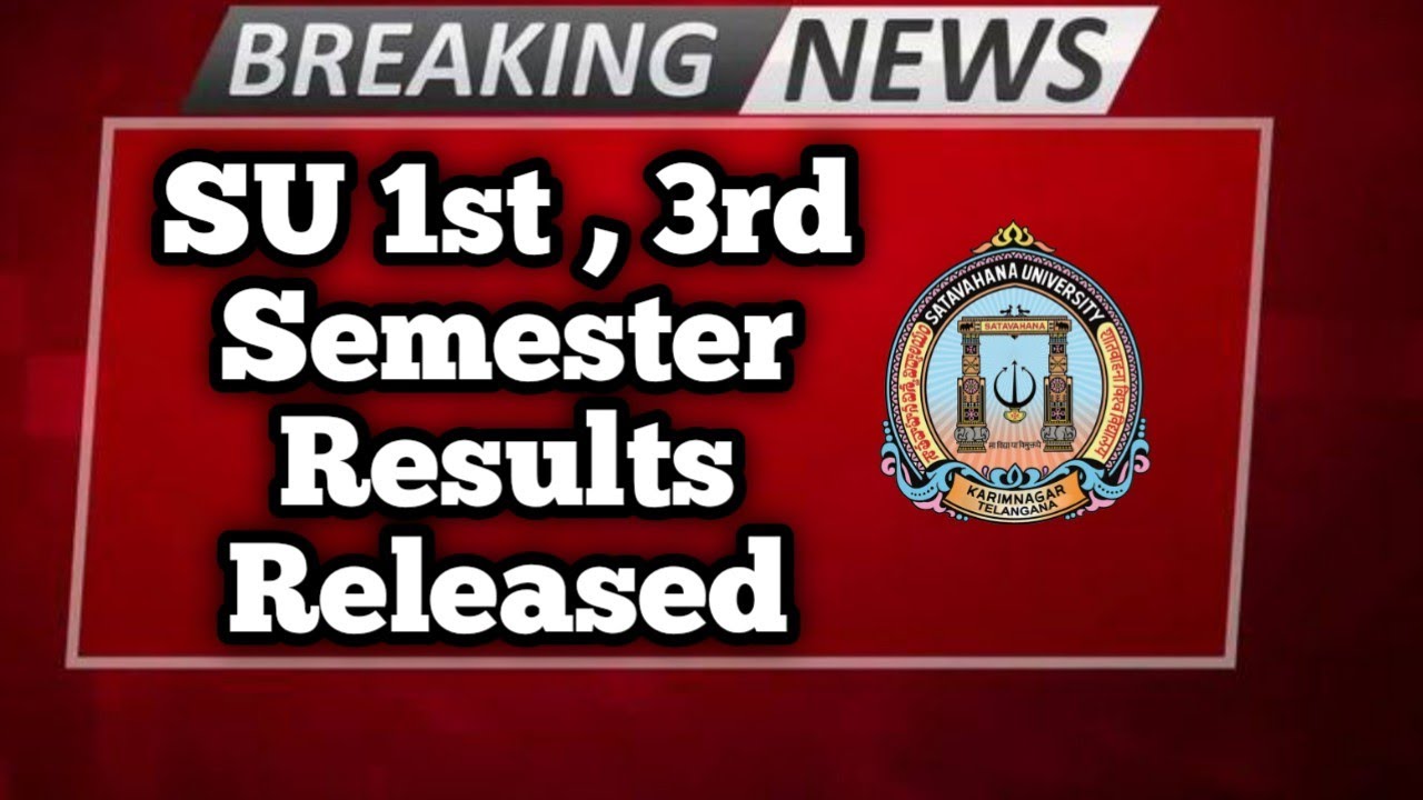 SU Degree 1,3 Semester Results Released