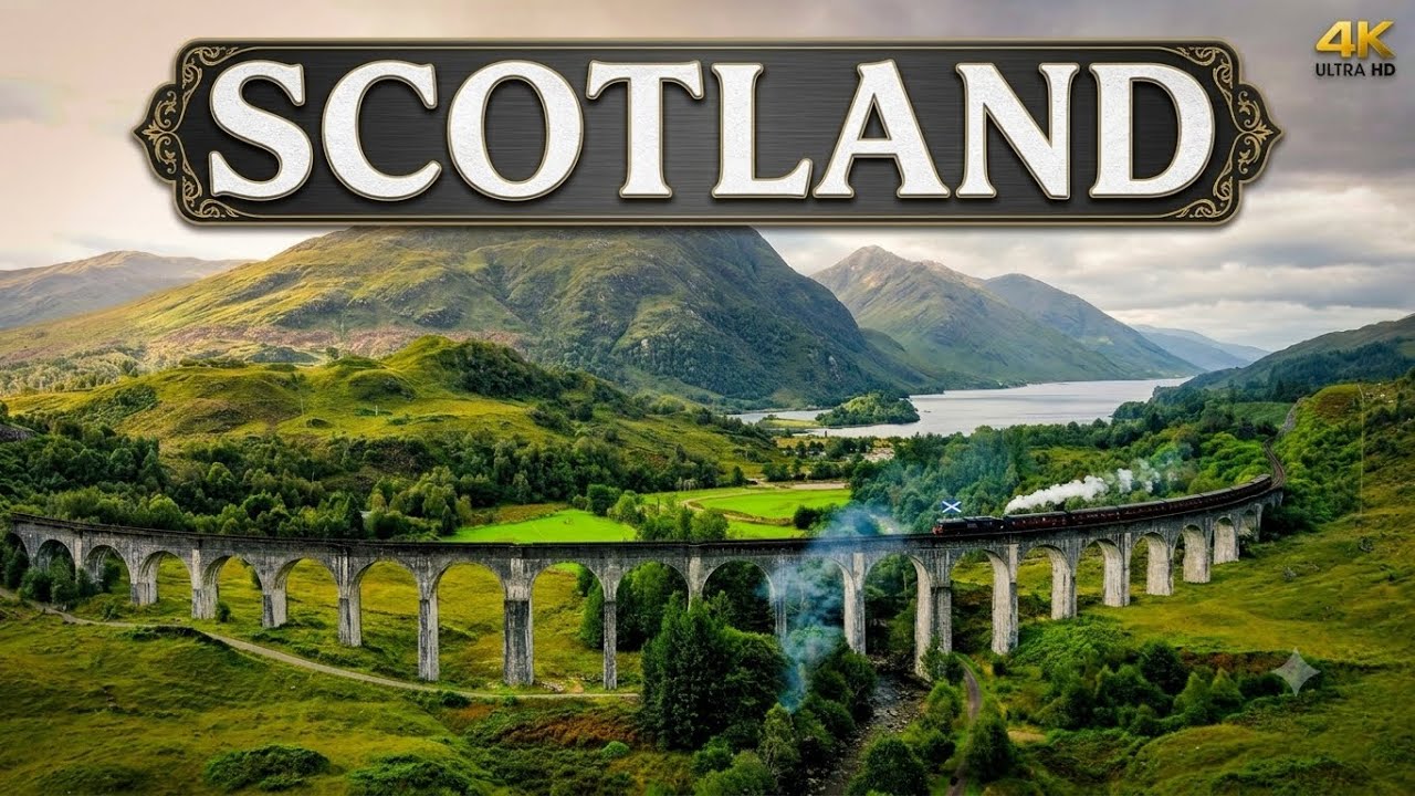 Highlands Of Scotland Drone Video 4k 6k