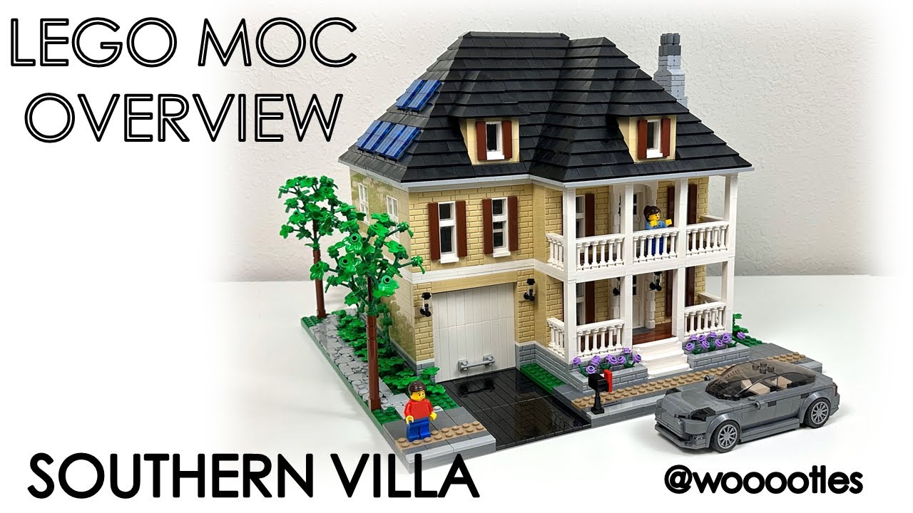 Обзор конструктора LEGO: Southern Villa — пик пригородной энергии!
