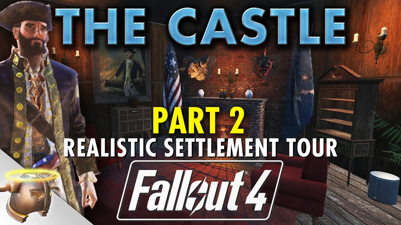 MINUTEMEN CASTLE FINAL TOUR - PART 2: Realistic Fallout 4 settlement & battle! | RangerDave