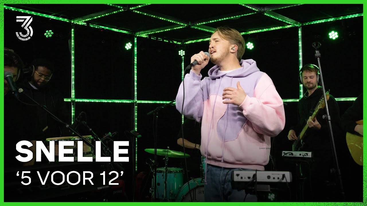 Snelle met nieuwe single ‘5 voor 12’ | 3FM Live Box | NPO 3FM