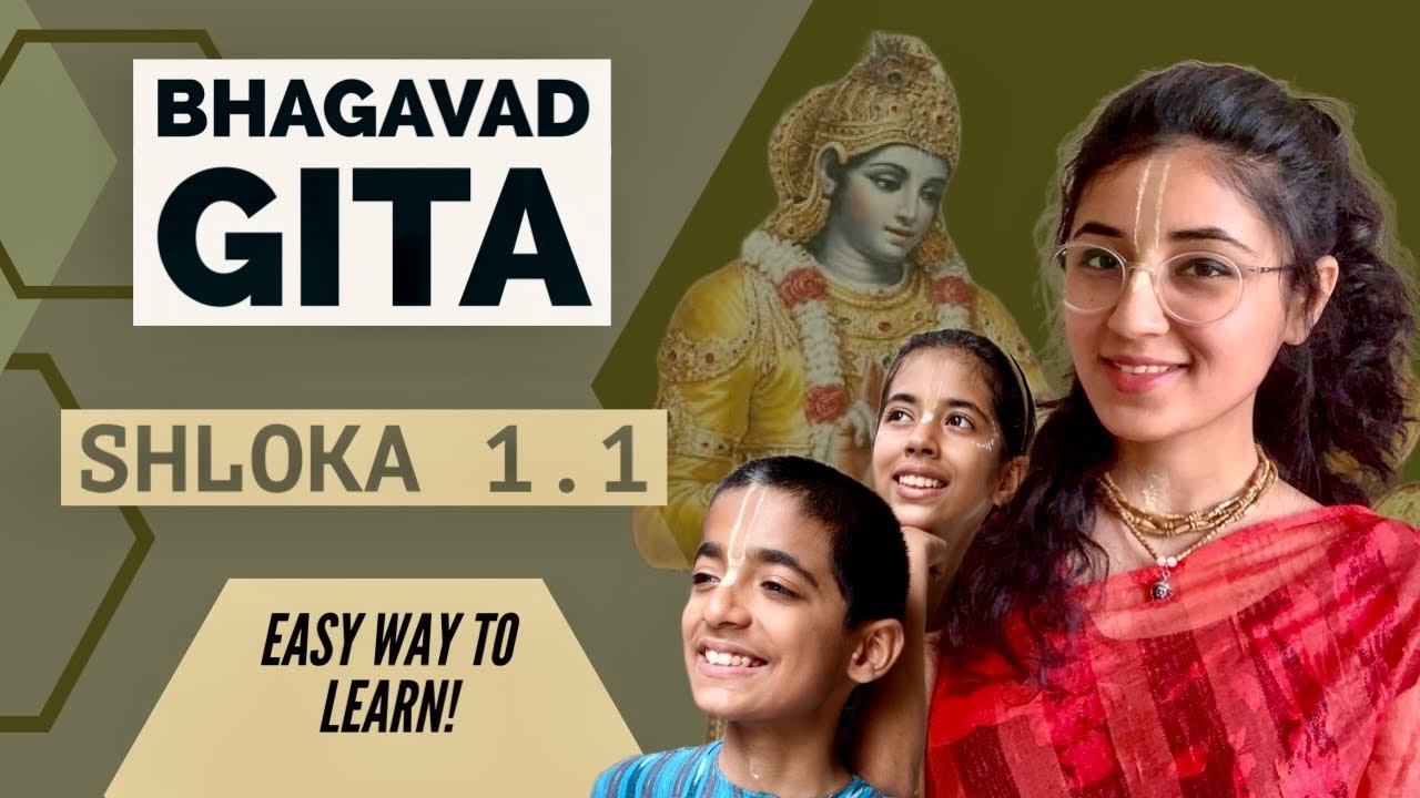 Shloka 1.1‼️Gita Shlok Learning Series | Ep-1 | Rules to Read Gita
