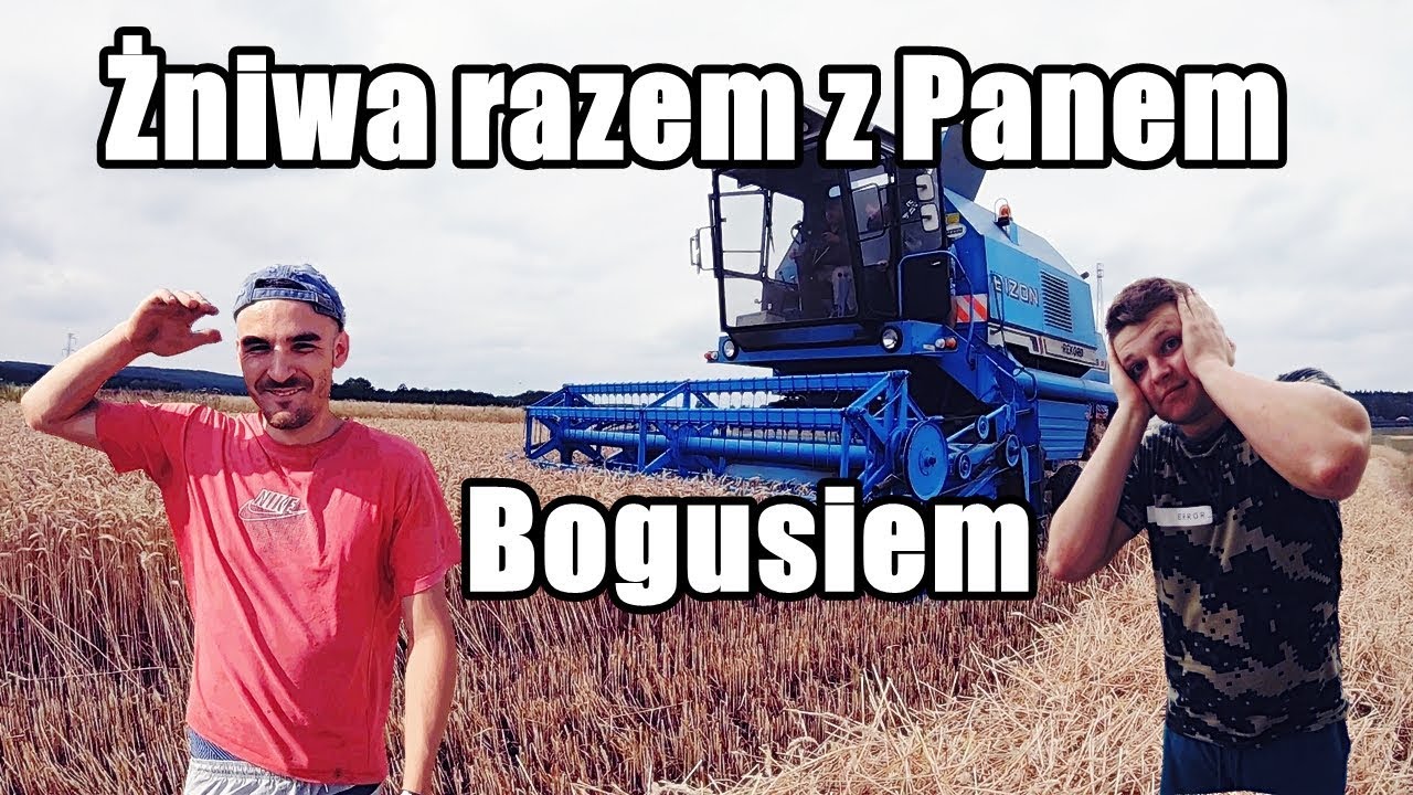 Żniwa z Panem Bogusiem 2019 VLOG Bizon Rekord / RolnikowoPL