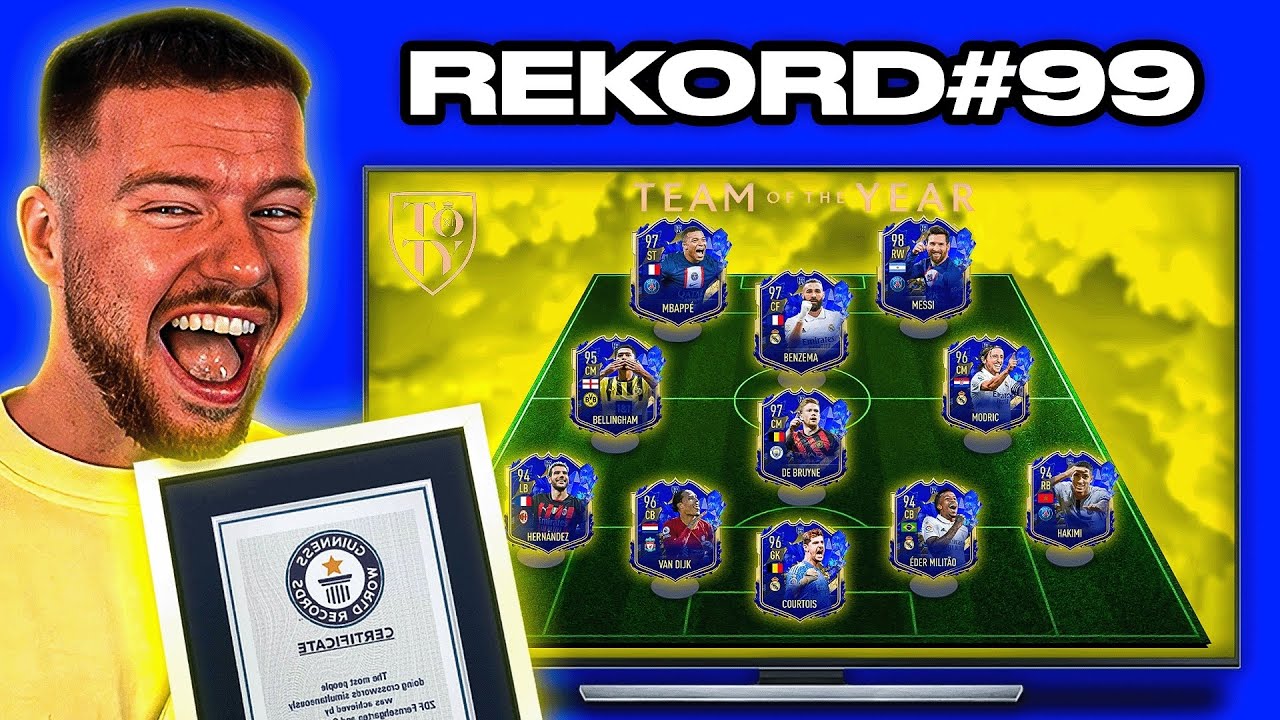 ich BRECHE alle TOTY REKORDE in FIFA 23 😱😱