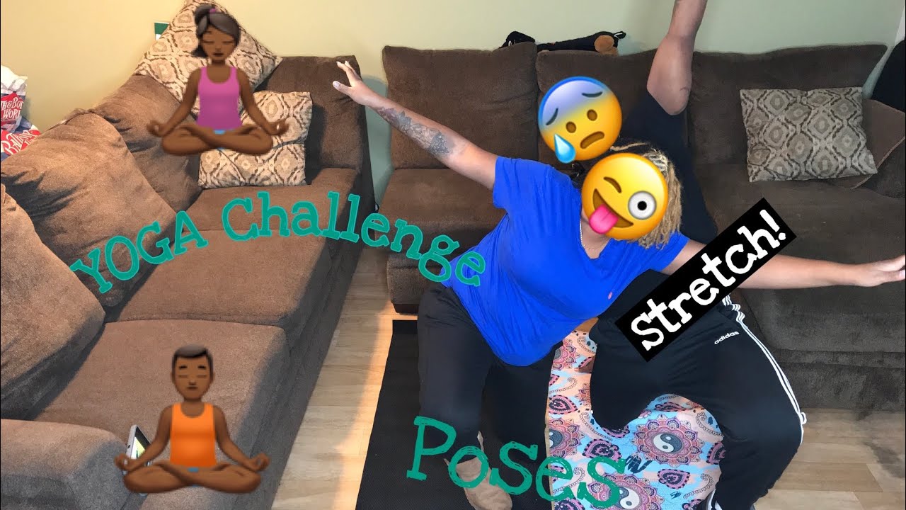 COUPLES YOGA CHALLENGE FAIL!!!! #Yoga #Rocsumtv