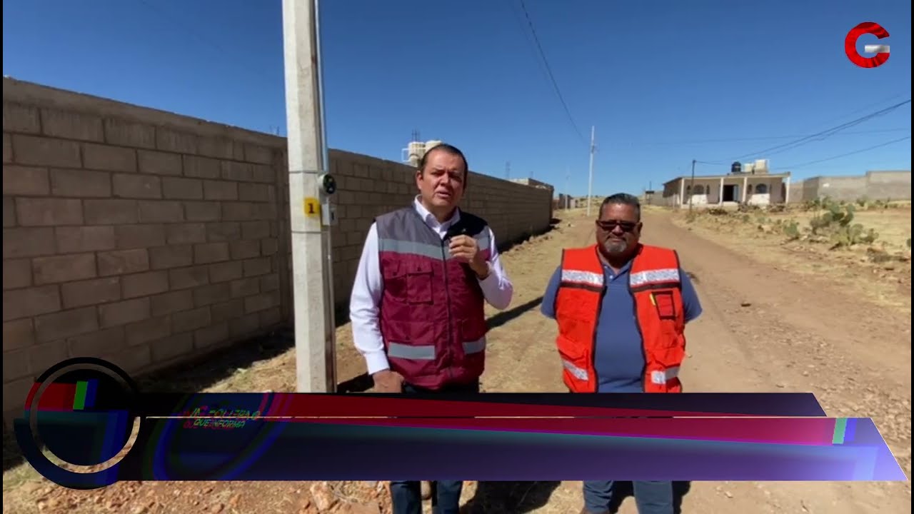 OBRA DE ELECTRIFICACIÓN EN COMUNIDAD DE EMILIO CARRANZA, MIGUEL AUZA, ZAC.