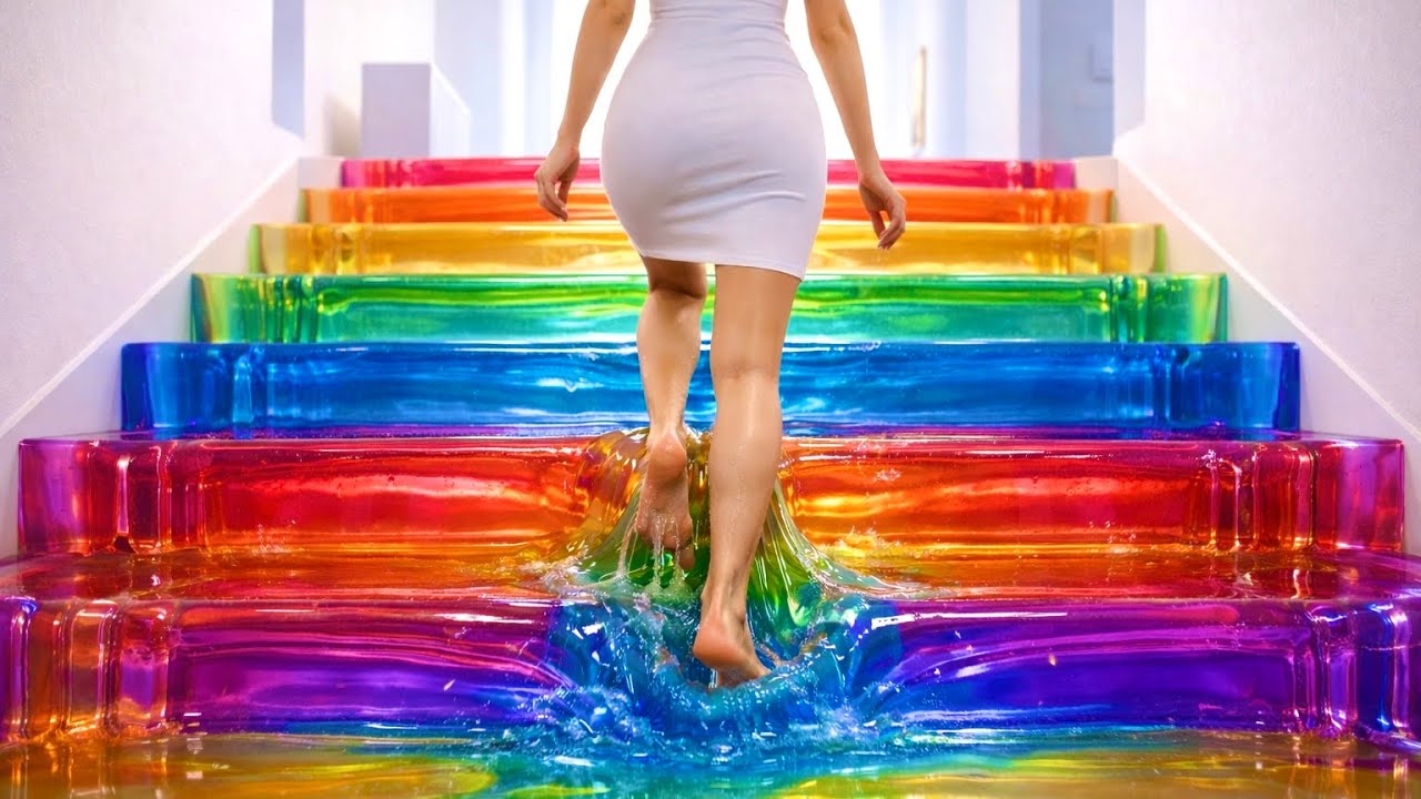 Which INSANE Staircase Would You Dare to Walk On 😳✨ Ultimate Oddly