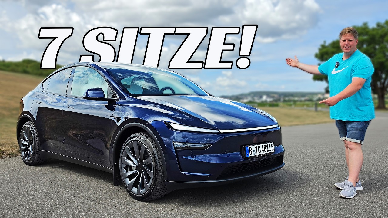 2026 Tesla Model Y Premium: Wir fahren den neuen 7 Sitzer! - Review, Test