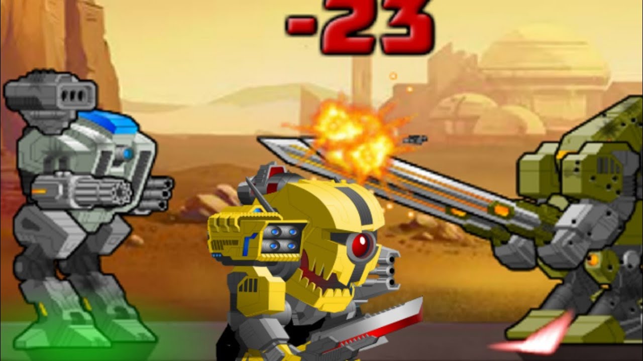 Super Mechs || Robot Fighting || I Almost Complete Every Level