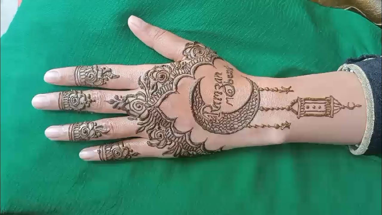 Ramzan special design! #mehndi #ramadan #eid #design #henna #mehndiart 