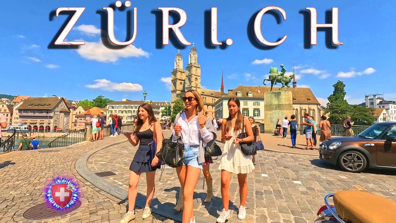 ZURICH SWITZERLAND ✨ Currently Stroll around BAHNHOFSTRASSE / Lake, Venice & Münsterhof 4K