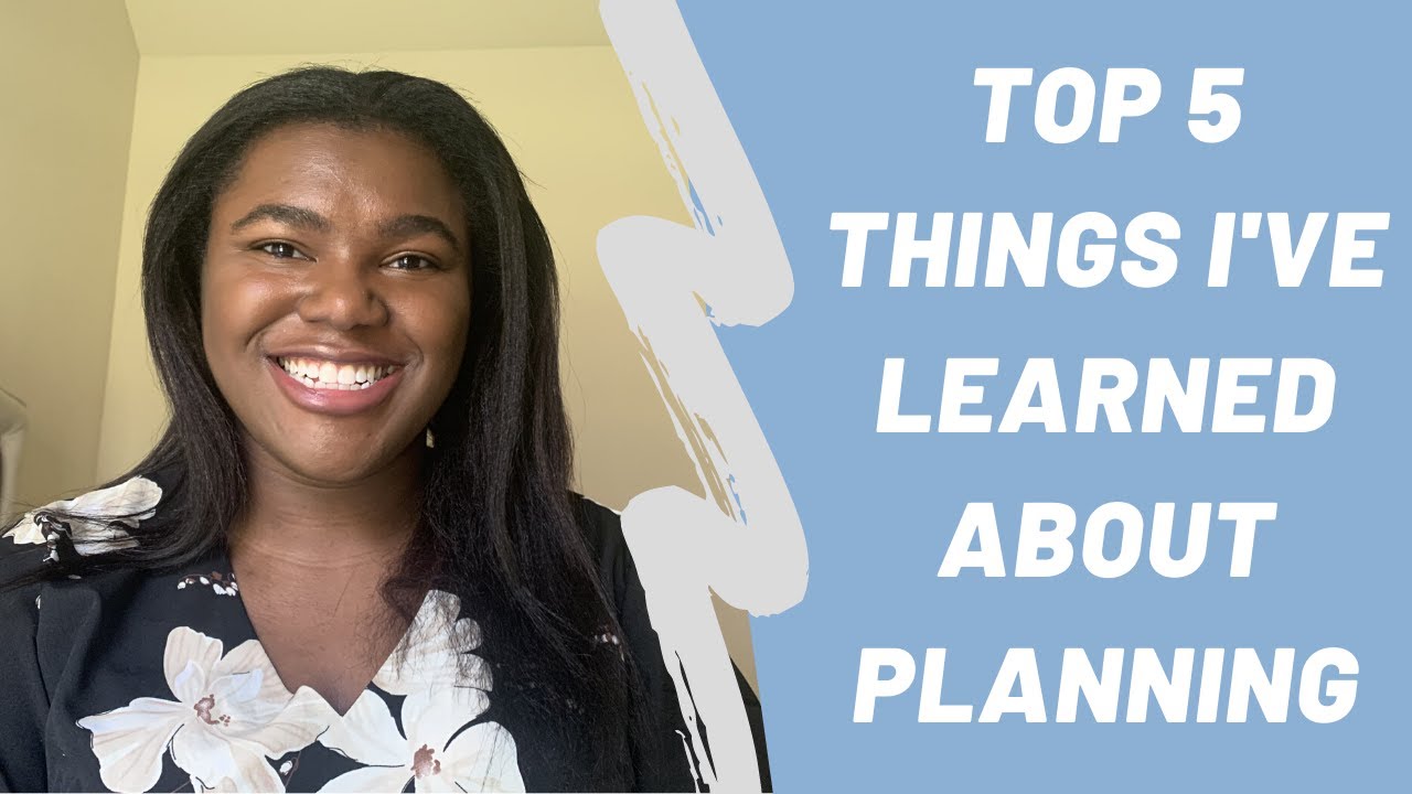 Top 5 Things I've Learned About the Planner Community