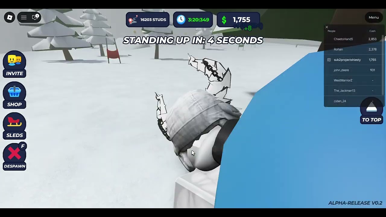 becoming a profesinal sledder in roblox