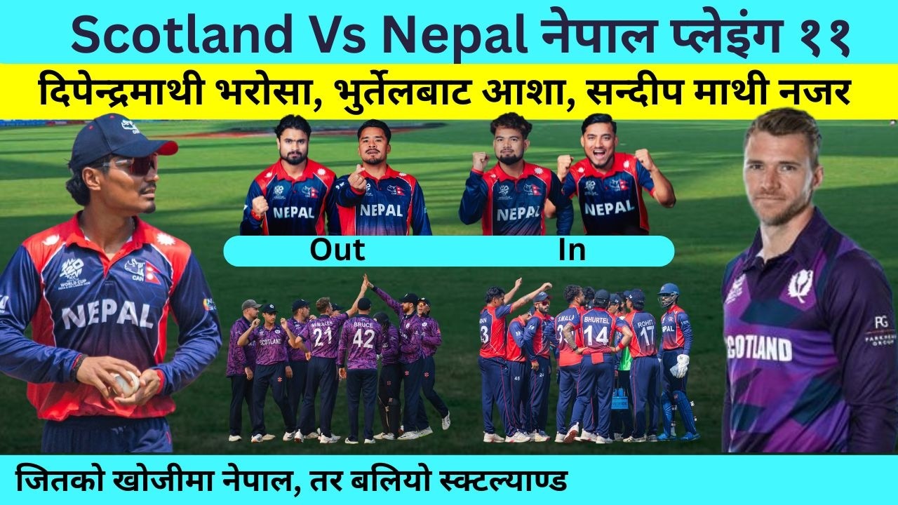 Scotland Vs Nepal Pree Match Analysis | Live Streem | Hed To Hed | Win Prediction | Scot Team Review