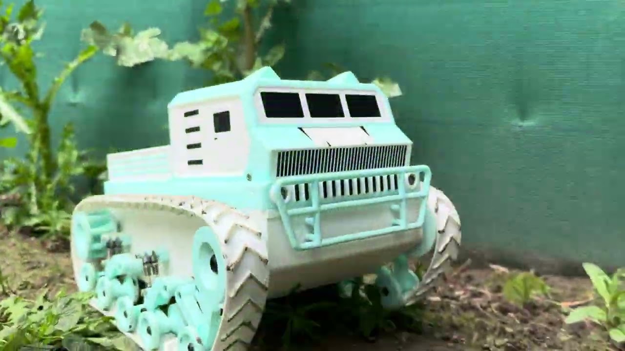 ARCTIC RAPTOR RC TANK - Fully 3D printed in the style of KYOSHO TRAIL KING