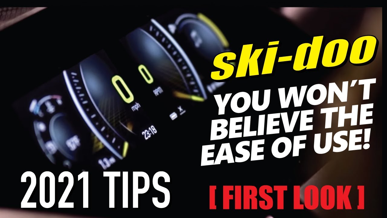Explore the 2021 Ski Doo 7.8” Panaoramic Gauge Full Review
