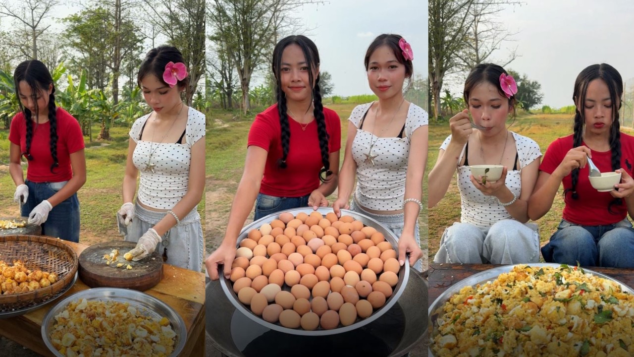 Amazing cooking deep fried egg recipe