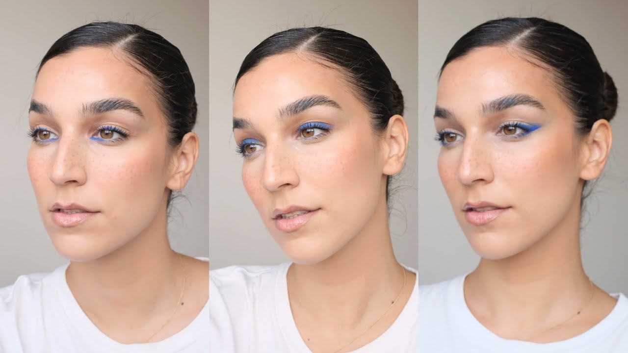 How to wear BOLD BLUE eyeshadow 💙 3 WEARABLE looks tutorial for beginners