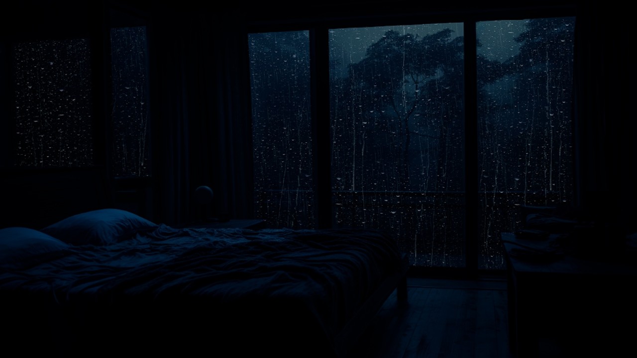 The Perfect Rain Sound for Sleep | Calm Night Rain to Relax Your Mind and Sleep Quickly