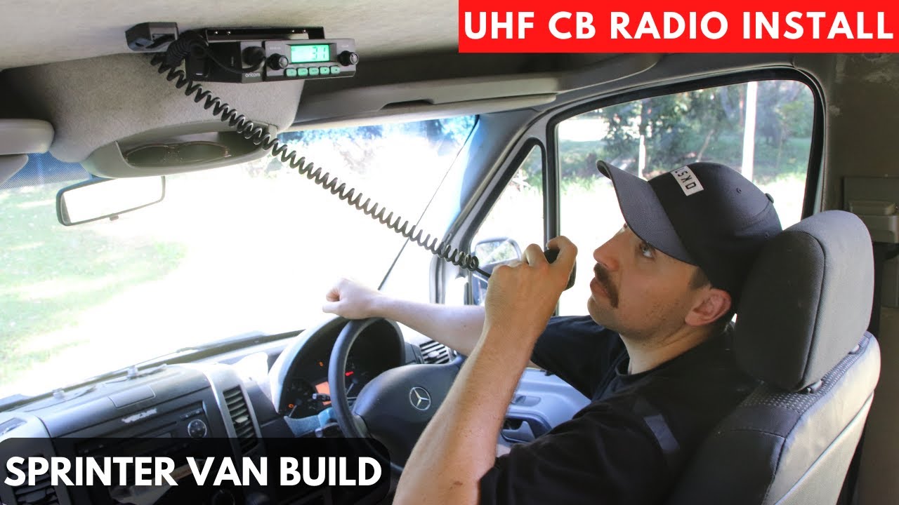 How to Install A UHF CB Radio (2 Way Radio) - EP23 Van Build