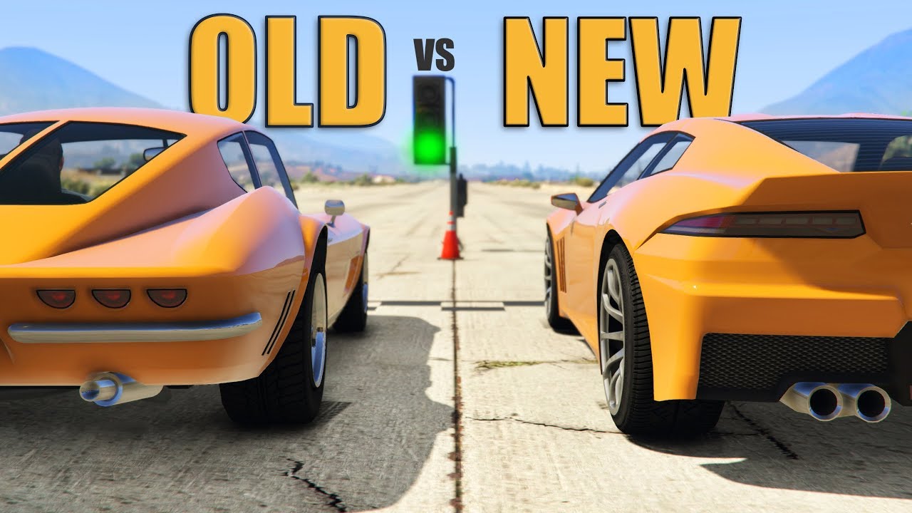 GTA V - Modern cars vs their Classic versions